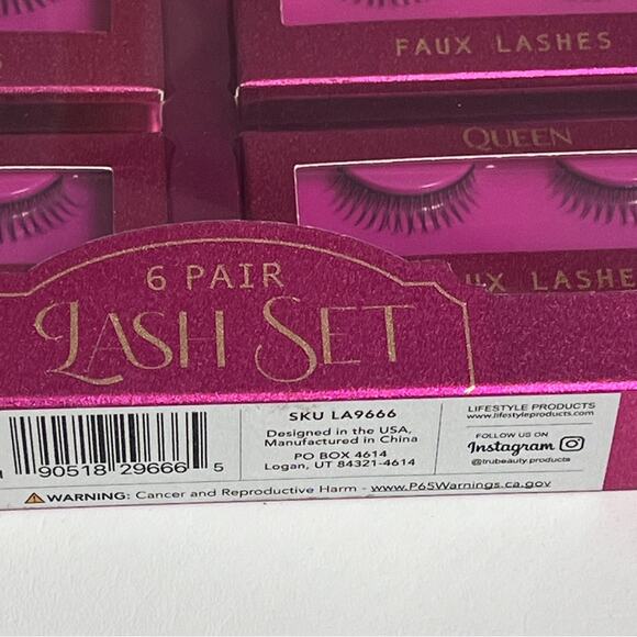 Makeup Beauty Assorted Styles Six Pairs Lash Set Kit New in Box - Picture 6 of 8